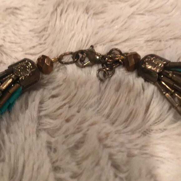 Vintage multi strand beaded choker necklace - Picture 4 of 5